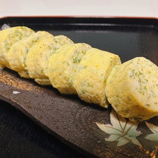 レンジでフワフワだし巻き卵